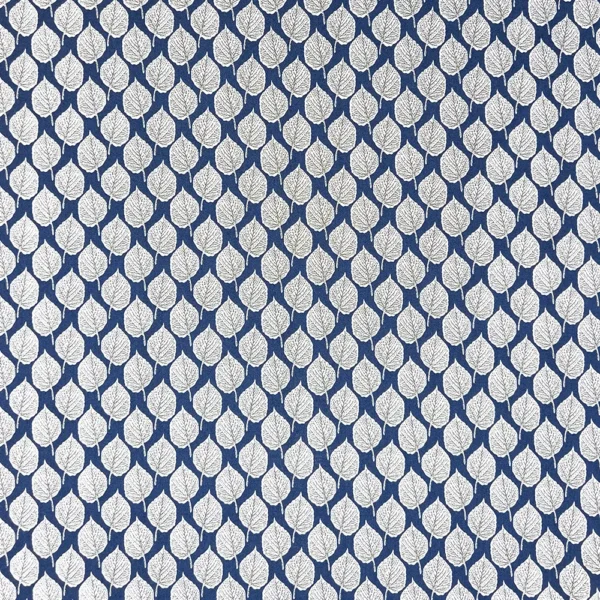 Little Leaf Pima Cotton Lawn, Navy