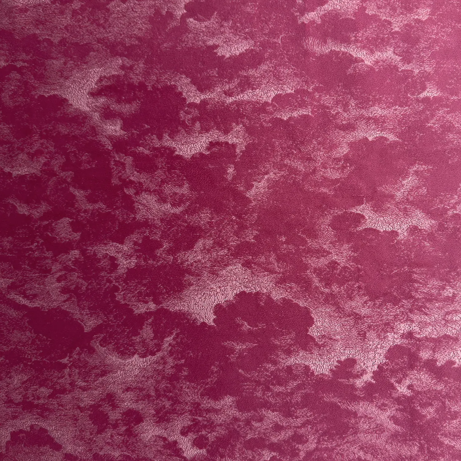 Avalon Embossed Velvet Raspberry