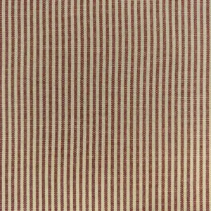 vintage ticking stripe, burgundy